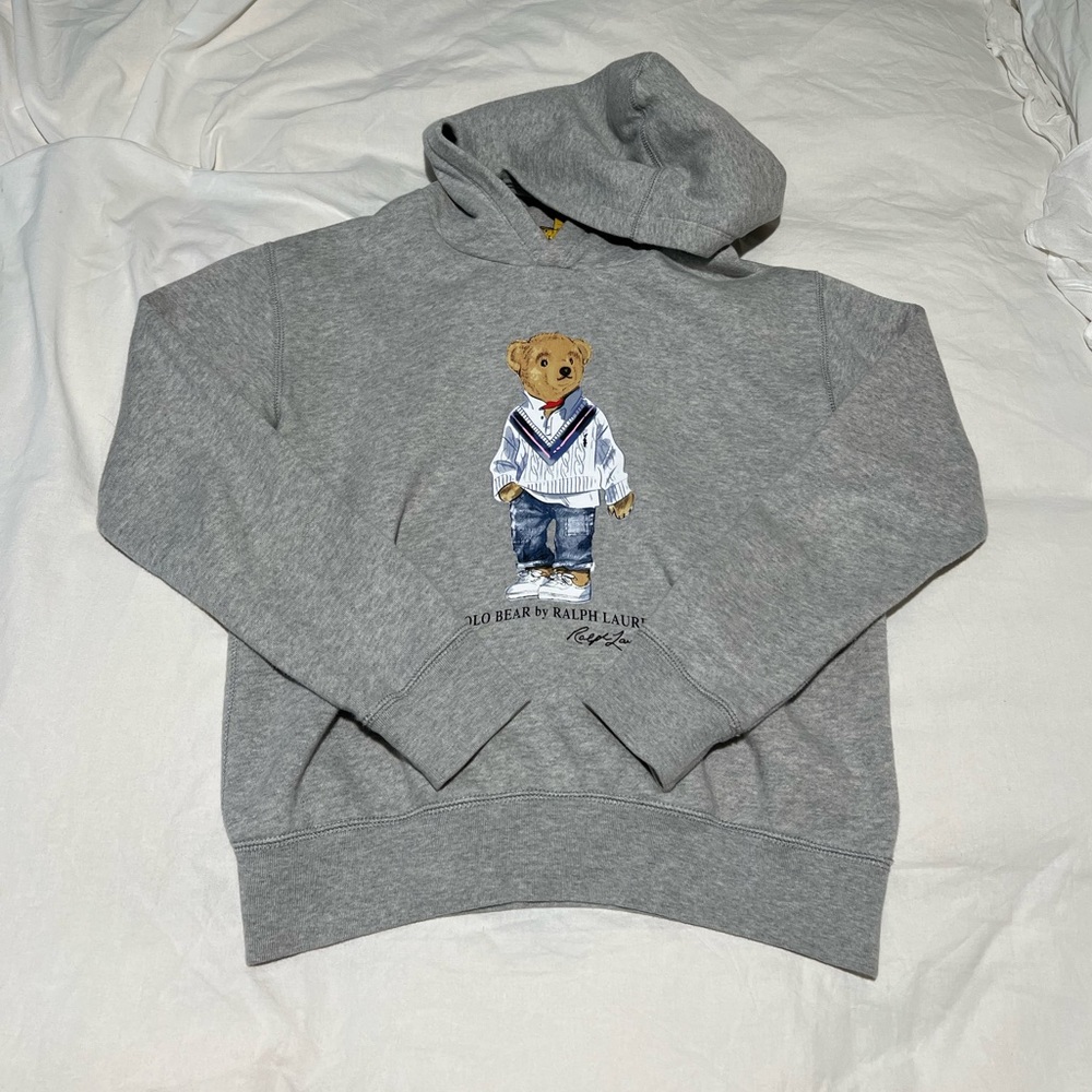 Polo Bear Fleece Hoodie NWOT